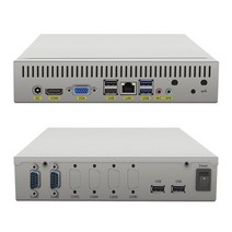 다중 제어 미니 산업용 컴퓨터 다중 직렬 포트 코어 i3i5i7 데스크탑 컴퓨터 호스트 CentOS 서버 우분투 RS, J1900 8g 128G+ITX CASE WIFI