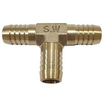 신주 호스T 니플 수도 호스 배관 연결 부속 단니플 닛쁠, 20파이, 1개