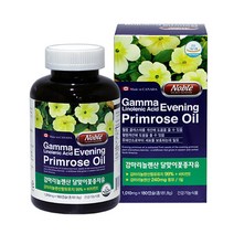 감마리놀렌산 달맞이꽃종자유 식물성 오메가6 불포화지방산 비타민E 달맞이꽃 GLA 오일 기름 캡슐 여성 영양제, 1개, 180캡슐