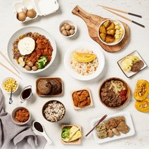 루틴밀 매일 하루 맛있는 건강한 프리미엄 냉동 도시락 5종, 1세트(5팩)