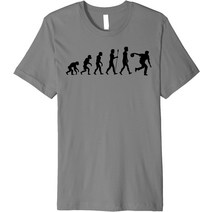 볼링유니폼 볼링티셔츠 볼링티 Evolution bowling matching funny bowler gift for men Premium T-Shirt
