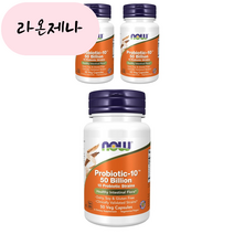 홈쇼핑 나우푸드 프로바이오틱-10 500억 유산균 50캡슐 3통 락토바실러스 플란타럼 람노서스 애시도필러스, 3개, 50개