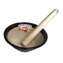 모토지 모르타르 스리바치 8호 24cm 블랙 색상 Motoji Pottery Iwami Ware Mortar