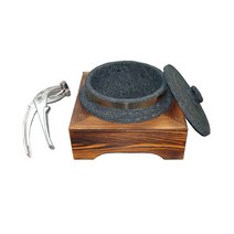 [금산돌그릇] [장수곱돌] 돌솥세트(150x75 mm), 상세 설명 참조