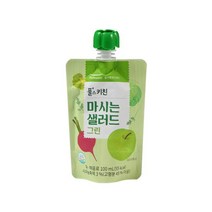 풀스키친 과일 건강 쥬스 마시는 샐러드 그린 가족 회사 탕비실 음료 간식 100ml 3개, 6세트