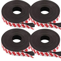고무자석 롤자석테이프 3M x 15mm 30mm, 4개