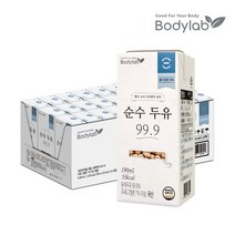 바디랩 순수두유 99.9 190ml 24팩 x1박스, 없음