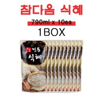 파낙스 참다음 전통식혜 790ml x 10 박스포장 찜질방 음료 원액 베이스, 790ml 10개입