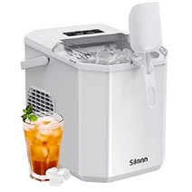 Silonn 제빙기 아이스메이커 26파운드, 화이트., 하얀색