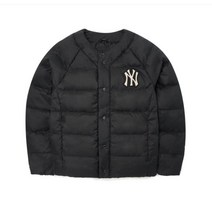 [국내 매장판] MLB 베이직 스몰로고 U넥 중경량 패딩3ADJB0126-50BKS 298786