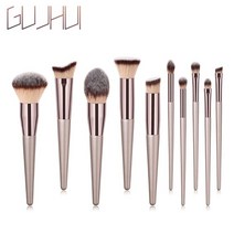 빈티지 오일 페인트 아이섀도우 팔레트 42 색 반짝이 쉬머 아이 섀도우 파우더 매, 05 only  10pcs brus, 01 러시아