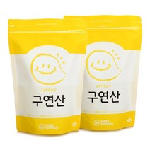 소다스쿨 [소다스쿨] 구연산 1kg 2개, 1