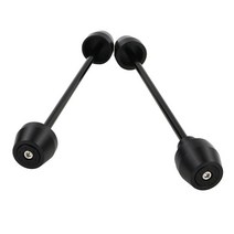 바이크 오토바이 앞 뒤 휠 프로텍터 액슬 포크 크래시 슬라이더 스즈키 GSXS/ KATANA 1000/ GSX-S 1000 F GSX-S1000F -, [01] black GSX-S logo