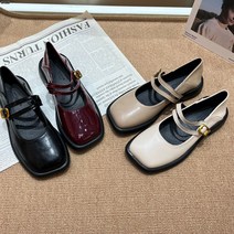 블랙 스니커즈 여앵글 여름 빈티지 플랫 로퍼