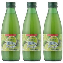 TomatoCorporation 토마토주식회사 라임즙 주스 100퍼센트 농축 250ml 3팩, 1개