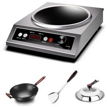 1구인덕션 3500W 고출력 유도 밥솥 쿡탑 가정용 유도 밥솥 상업용 호텔 전기 요리 스토브, 02 concave