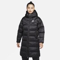 나이키 우먼스 써마핏 시티시리즈 스우시 패딩 롱패딩 다운 점퍼 DQ6879-010