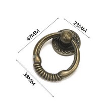 엔틱 앤틱 가구 손잡이 소품 골동품 가구 핸들 서랍 캐비닛 도어 손잡이 레트로, 14