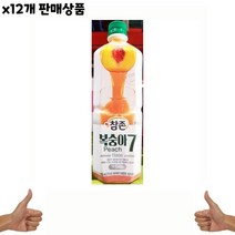 음료원액 음료엑기스 식자재 유통 도매) 복숭아농축액(참존 835ml) x12개 (올핀)_937EA, 1, 본상품선택