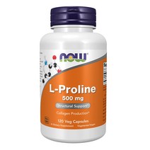 mow food 나우푸드 L-프롤린 500mg 120베지캡슐, 500mg 120캡슐
