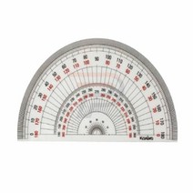 파샵 반원 분도기 Ø18CM 제도용각도기 제도용품 각도계
