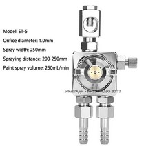 ST-5 미니 자동 스프레이건 에어 브러쉬 페인트 웨이브 솔더링 라인 플럭스 건, 02 ST-5 1.0mm