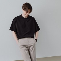 베러댄88 B1022 포지타노 링클프리 반팔 티셔츠 밴타블랙