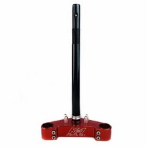 범용 CNC 27mm 30mm 오토바이 스티어링 스쿠터 프론트 쇼크 방향 컬럼 야마하 혼다 스즈키 DIO RSZ 조그, 01 27mm red