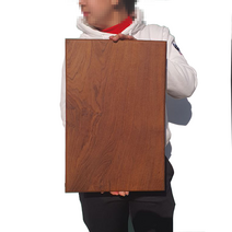 시크맘 대형 티크 사각 나무 우드 원목 미니 캠핑 도마, 사각도마(중)