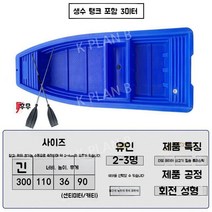 돌격 보트 작은 어선 플라스틱 두꺼운 이층