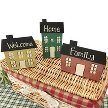 제이큐 인테리어소품 촛대 하우스 set 3p