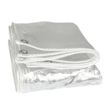 방수 천 투명 방수포 플라스틱 천 텐텐지 타포린, 투명  1.5x2m