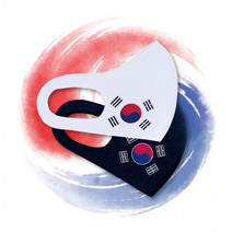 BUyuS태극기 마스크굿딜 브이숍, 흰_여성용(M)