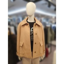 보니알렉스 여성 오버핏 누빔안감 숏기장 울자켓 BDJD4250