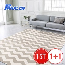 파크론 1+1 지그재그 플러스 우리가족 놀이방매트 200x140x1.5cm, 단일옵션