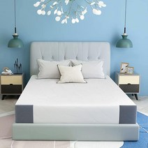 IULULU 트윈 사이즈 매트리스 25.4cm(10인치) 메모리 폼 및 이너스프링 하이브리드 매트리스 통기성 커버 쿨링 젤 주입 중간 느낌 CertiPUR-US 인증 박