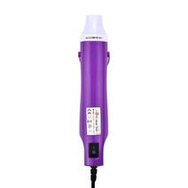 양초만들기 향초 캔들만들기 DIY 뜨거운 공기 총 UV 수지 금형 쥬얼리 만들기 도구 전기 300W 히트 건 EU, 04 Purple_02 US Plug 120V