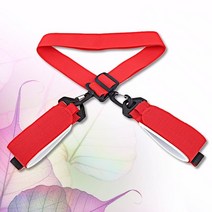 스노우보드 엣지백 스키가방 스트랩 슬링 스트랩 폴 캐리어 가죽 끈 운반 패스너 기어 핸들, 빨간색