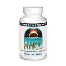 Source Naturals AHCC 500mg 캡슐 60정, 60 Count (Pack of 1)