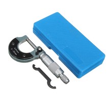 마이크로미터 캘리퍼스 외경 내경 게이지 두께 정밀 측정 외부 Micrometer 캘리퍼 정밀 게이지 0-25mm 0.01, 한개옵션0