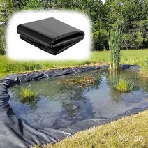연못 라이너 블랙 친환경 HDPE 소재 두께 0.4mm, 8x8m