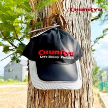 천류 이중창 블랙 낚시모자, 1장