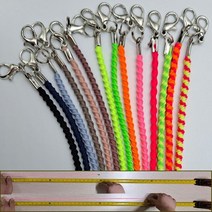 센시엠 분실방지 고무줄 스프링 목걸이 마스크 스트랩 줄 끈 걸이 고리 대량주문 선물용 개별포장, 3.연보라