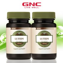 GNC 2개세트 지앤시 루테인 40MG 30정 미국 정품 지앤씨, 2개