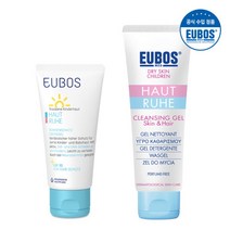 [EUBOS] [오이보스공식] 베이비 UV선크림 + 클렌징겔, 상세 설명 참조