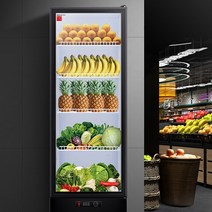 DEMAS 업소용 과일 야채 쇼케이스 냉장고 신선 보관, 담배 및 주류 판매점-74L-HJ-118