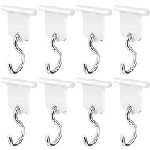 캠핑카 부품 자재 8pcs s 모양의 캠핑 천막 후크 클립 rv 텐트 행거 라이트 행거, c