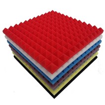 방음스펀지 차음재 흠음 엠보싱 천장 계란판 30x30x2.5cm 스튜디오 어쿠스틱 방음 폼 블랙 보호 사운드 흡, 07 GRAY