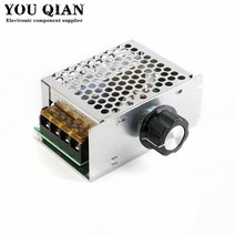 속도조절기 전문 전압 조정기 4000W 220V 고전력 SCR 속도 컨트롤러 전자 거버너 온도 조절기 BS, 1개