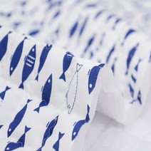 천고아 천연꼰사인견누빔원단 청어